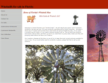 Tablet Screenshot of floridawindmillman.com